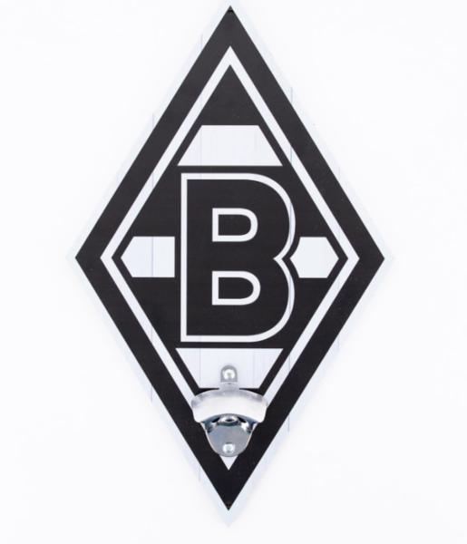 Borussia Mönchengladbach - Holzschild 'Wappen'